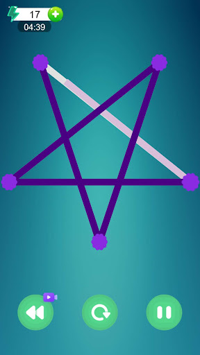 A completed route puzzle screen
